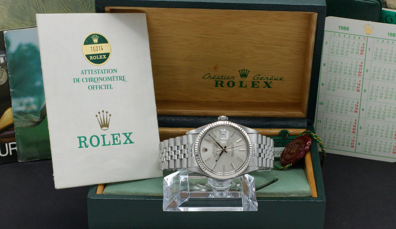 Rolex Datejust 16014 - 1986 - Rolex horloge - Rolex kopen - Rolex heren horloge - Trophies Watches