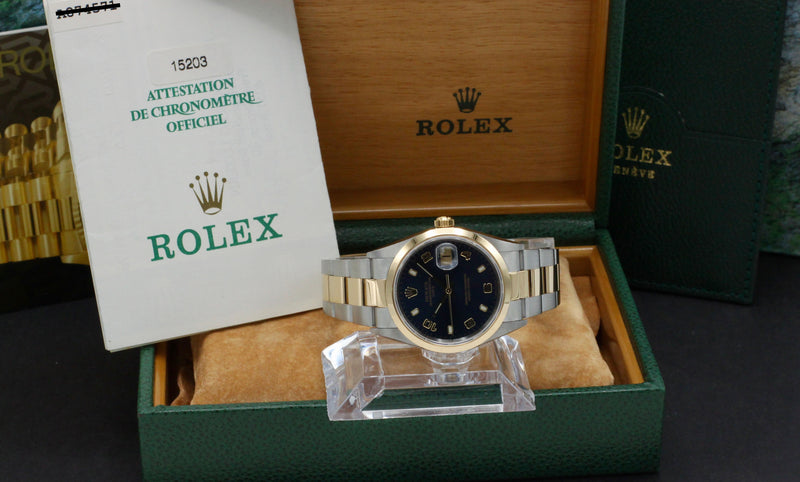 Rolex Oyster Perpetual Date 15203 - 2001 - Rolex horloge - Rolex kopen - Rolex heren horloge - Trophies Watches