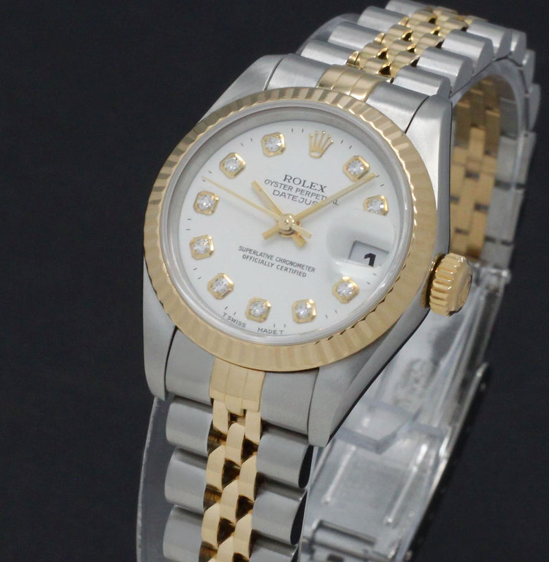 Rolex Lady-Datejust 69173G - 1995 - Rolex horloge - Rolex kopen - Rolex dames horloge - Trophies Watches