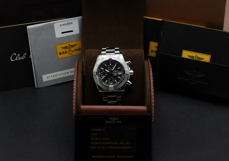 Breitling Avenger II A13381 - 2016 - Breitling horloge - Breitling kopen - Breitling heren horloge - Trophies Watches