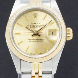 Rolex Lady-Datejust 69173 - 1988 - Rolex horloge - Rolex kopen - Rolex dames horloge - Trophies Watches