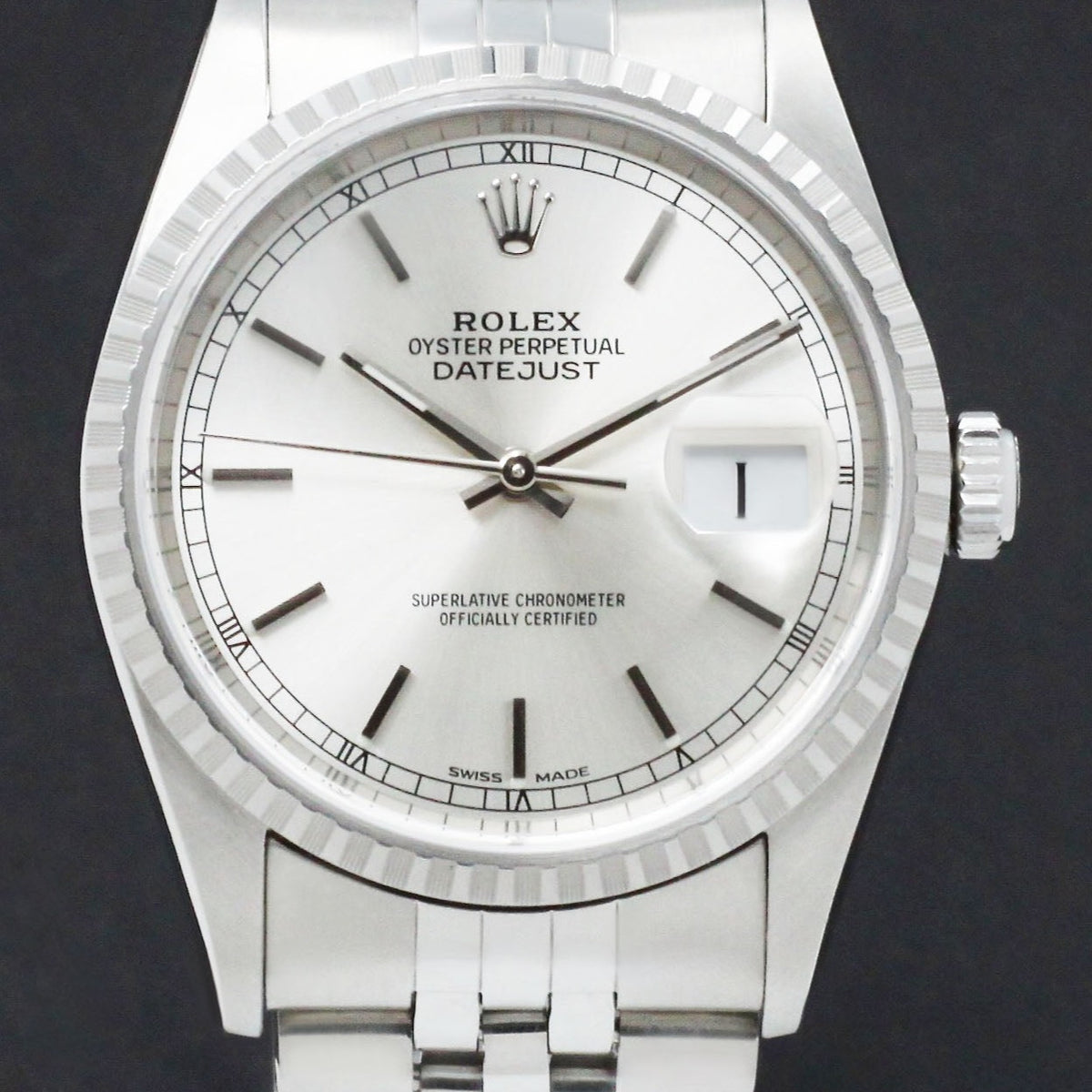 Rolex Datejust 16220, Box & Papers, 1999 | Rolex Watch Trophies Watches ...