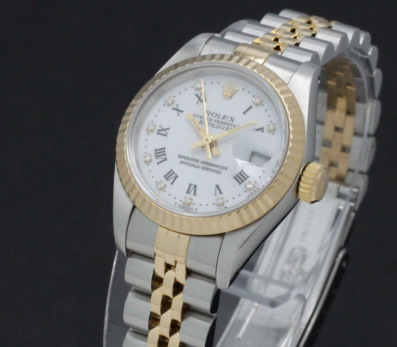 Rolex Lady-Datejust 69173G - 1991 - Rolex horloge - Rolex kopen - Rolex dames horloge - Trophies Watches