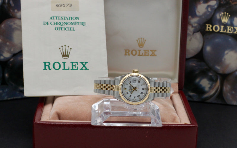 Rolex Lady-Datejust 69173G - 1991 - Rolex horloge - Rolex kopen - Rolex dames horloge - Trophies Watches