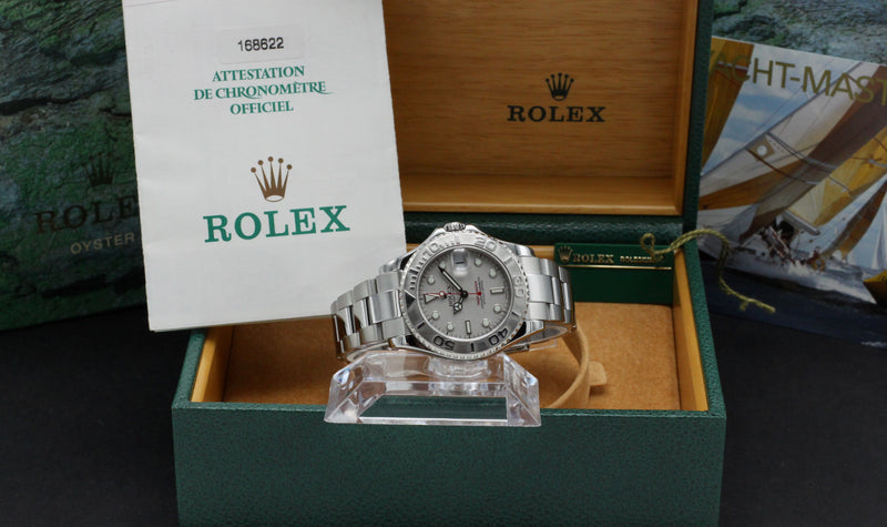 Rolex Yachtmaster 168622 - 2002 - Rolex horloge - Rolex kopen - Rolex heren horloge - Trophies Watches