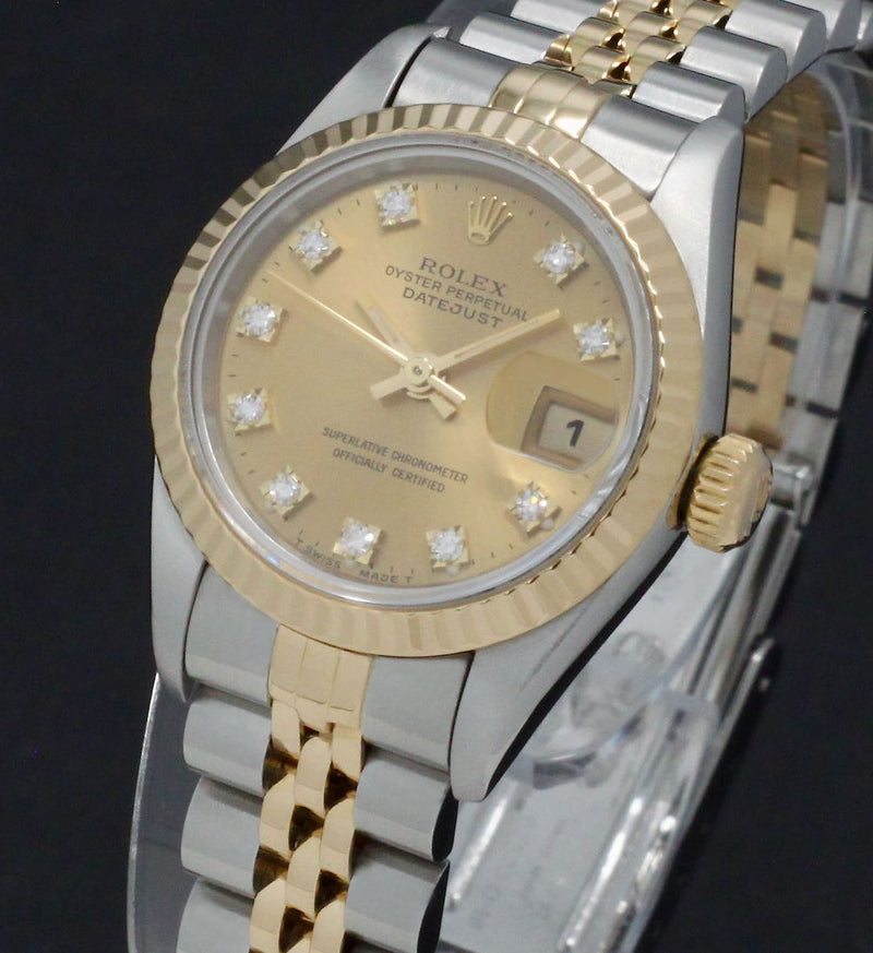 Rolex Lady-Datejust 69173G - 1995 - Rolex horloge - Rolex kopen - Rolex dames horloge - Trophies Watches