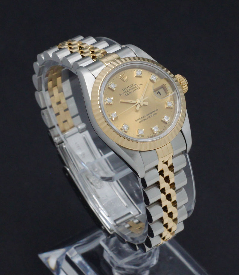 Rolex Lady-Datejust 69173G - 1995 - Rolex horloge - Rolex kopen - Rolex dames horloge - Trophies Watches