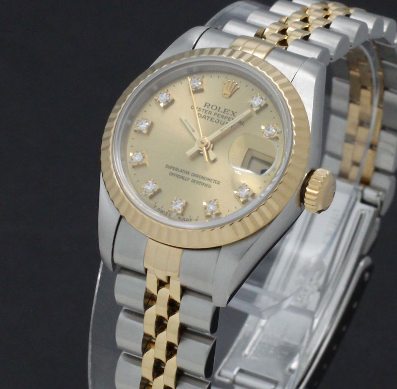 Rolex Lady-Datejust 69173 - 1994 - Rolex horloge - Rolex kopen - Rolex dames horloge - Trophies Watches