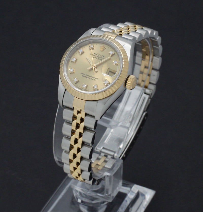 Rolex Lady-Datejust 69173 - 1994 - Rolex horloge - Rolex kopen - Rolex dames horloge - Trophies Watches