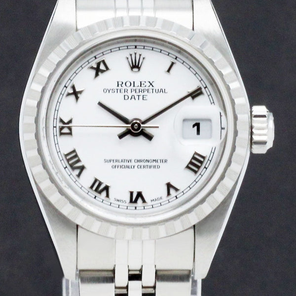 Rolex Oyster Perpetual Lady Date 79240 - 2002 - Rolex horloge - Rolex kopen - Rolex dames horloge - Trophies Watches