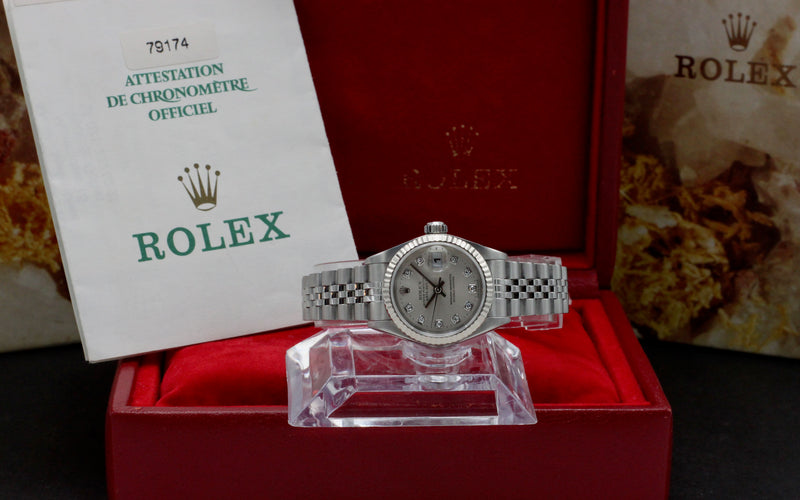 Rolex Oyster Perpetual Lady Datejust 79174G - 2000 - Rolex horloge - Rolex kopen - Rolex dames horloge - Trophies Watche