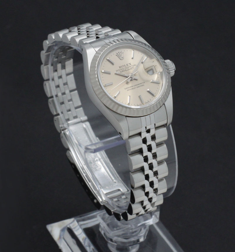 Rolex Oyster Perpetual Lady Datejust 69174 - 1993 - Rolex horloge - Rolex kopen - Rolex dames horloge - Trophies Watches