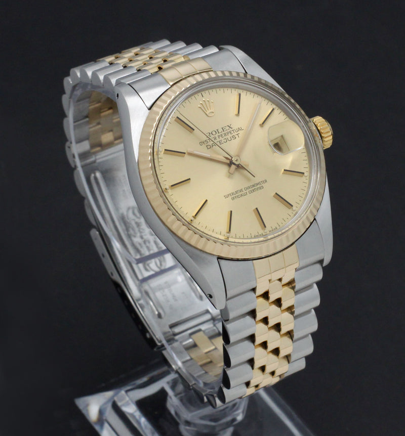 Rolex Datejust 16013 - 1986 - Rolex horloge - Rolex kopen - Rolex heren horloge - Trophies Watches