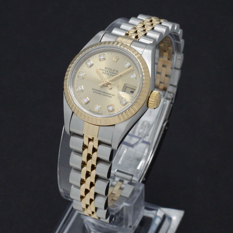 Rolex Lady-Datejust 69173G - 1998 - Rolex horloge - Rolex kopen - Rolex dames horloge - Trophies Watches