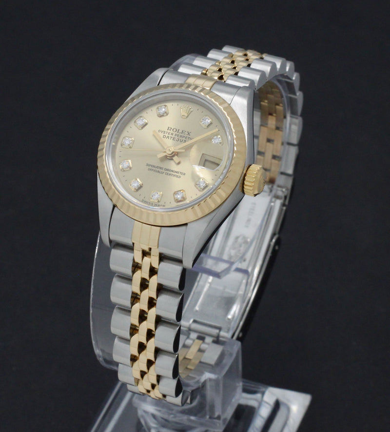 Rolex Lady-Datejust 69173G - 1998 - Rolex horloge - Rolex kopen - Rolex dames horloge - Trophies Watches