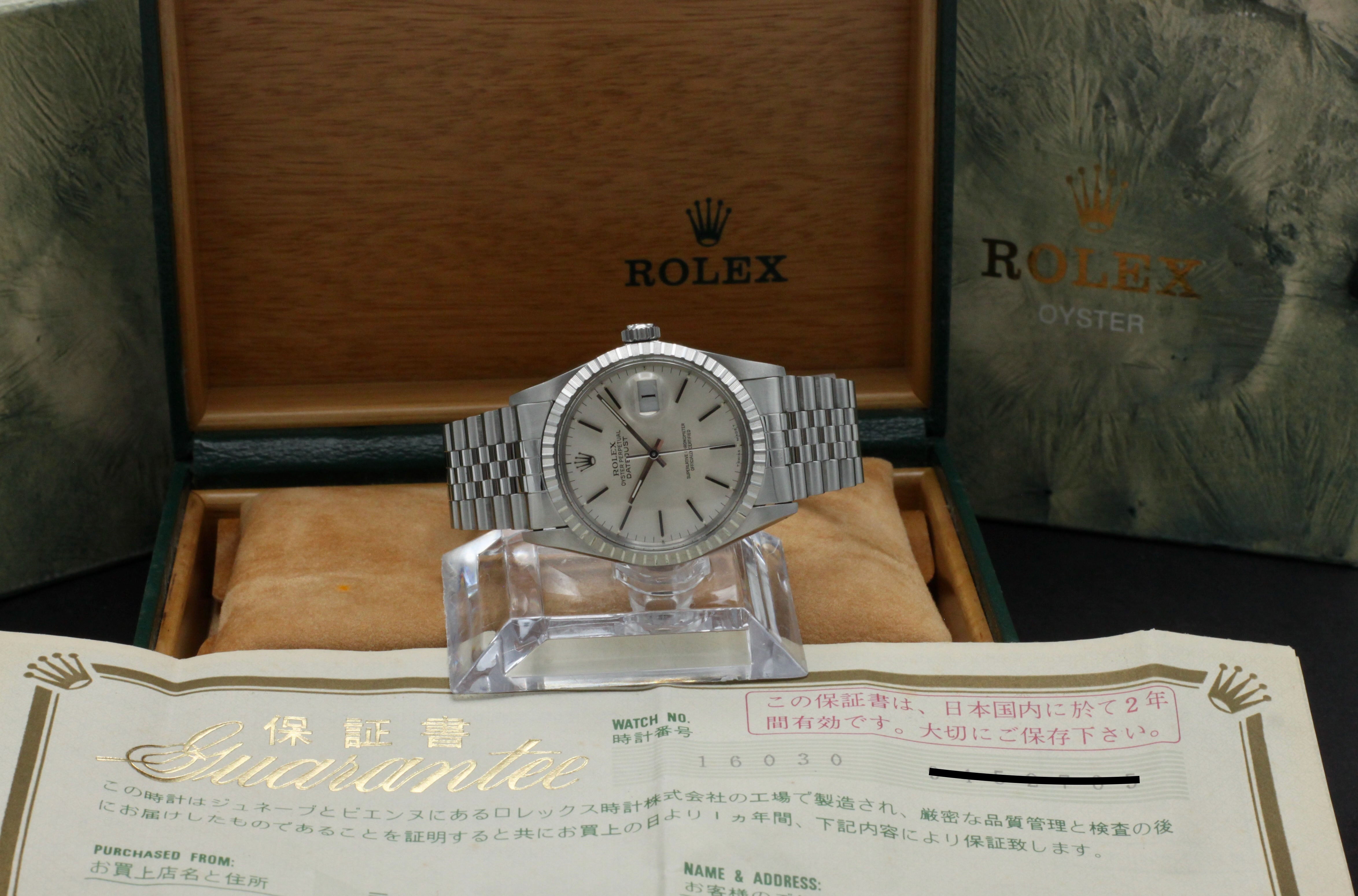 Rolex Datejust 16030 - 1988 - Rolex horloge - Rolex kopen - Rolex heren horloge - Trophies Watches