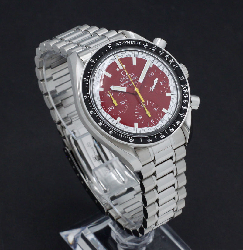 Omega Speedmaster Reduced Schumacher 3810.61.41 - 1998 - Omega horloge - Omega kopen - Omega heren horloge - Trophies Watche