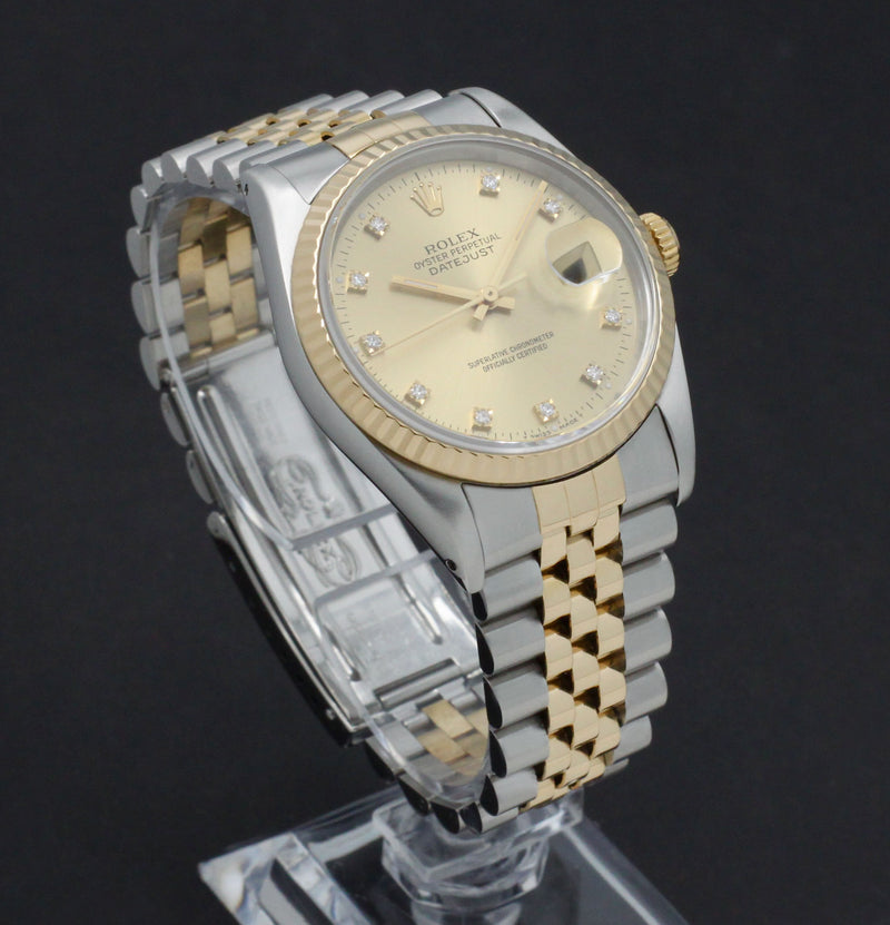 Rolex Datejust 16233G - 1991 - Rolex horloge - Rolex kopen - Rolex heren horloge - Trophies Watches