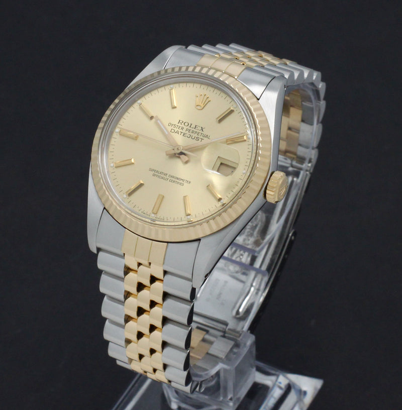 Rolex Datejust 16013 - 1986 - Rolex horloge - Rolex kopen - Rolex heren horloge - Trophies Watches