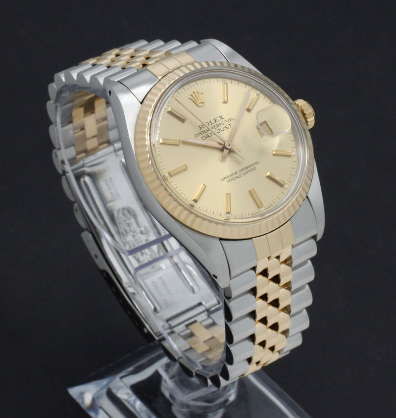 Rolex Datejust 16013 - 1986 - Rolex horloge - Rolex kopen - Rolex heren horloge - Trophies Watches