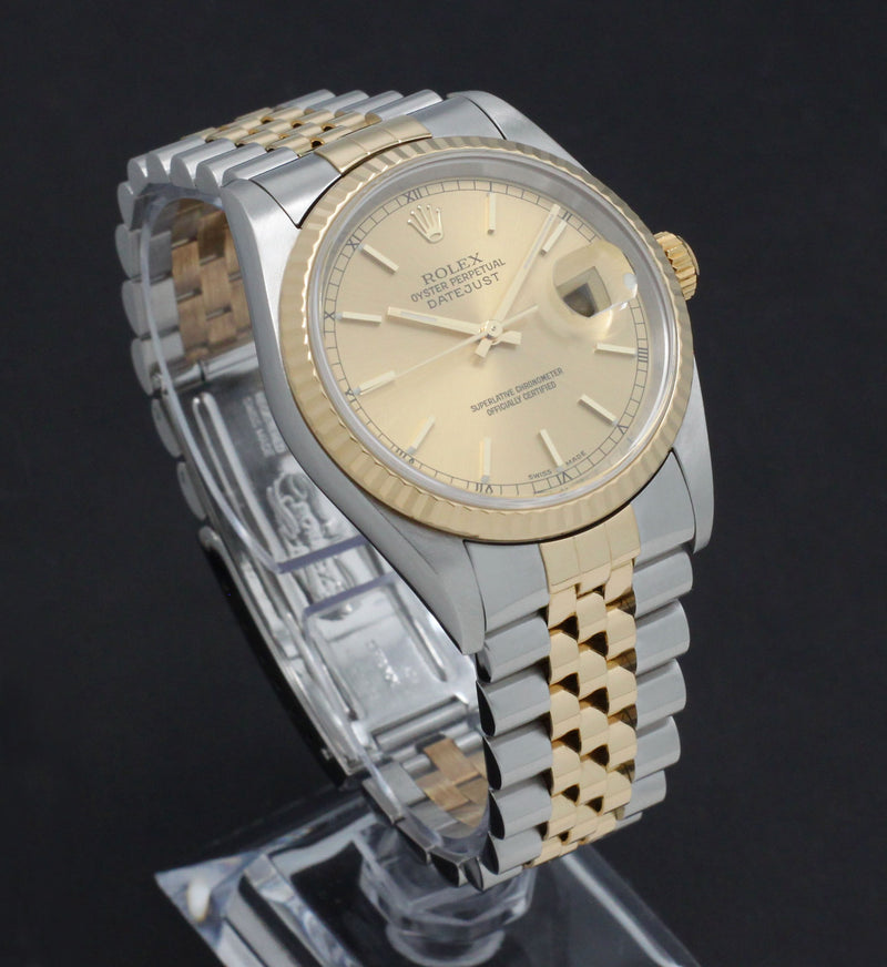 Rolex Datejust 16233 - 2002 - Rolex horloge - Rolex kopen - Rolex heren horloge - Trophies Watches