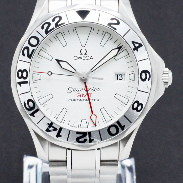 Omega Seamaster 2538.20.00 GMT 300M  - 2007 - Omega horloge - Omega kopen - Omega heren horloge - Trophies Watches
