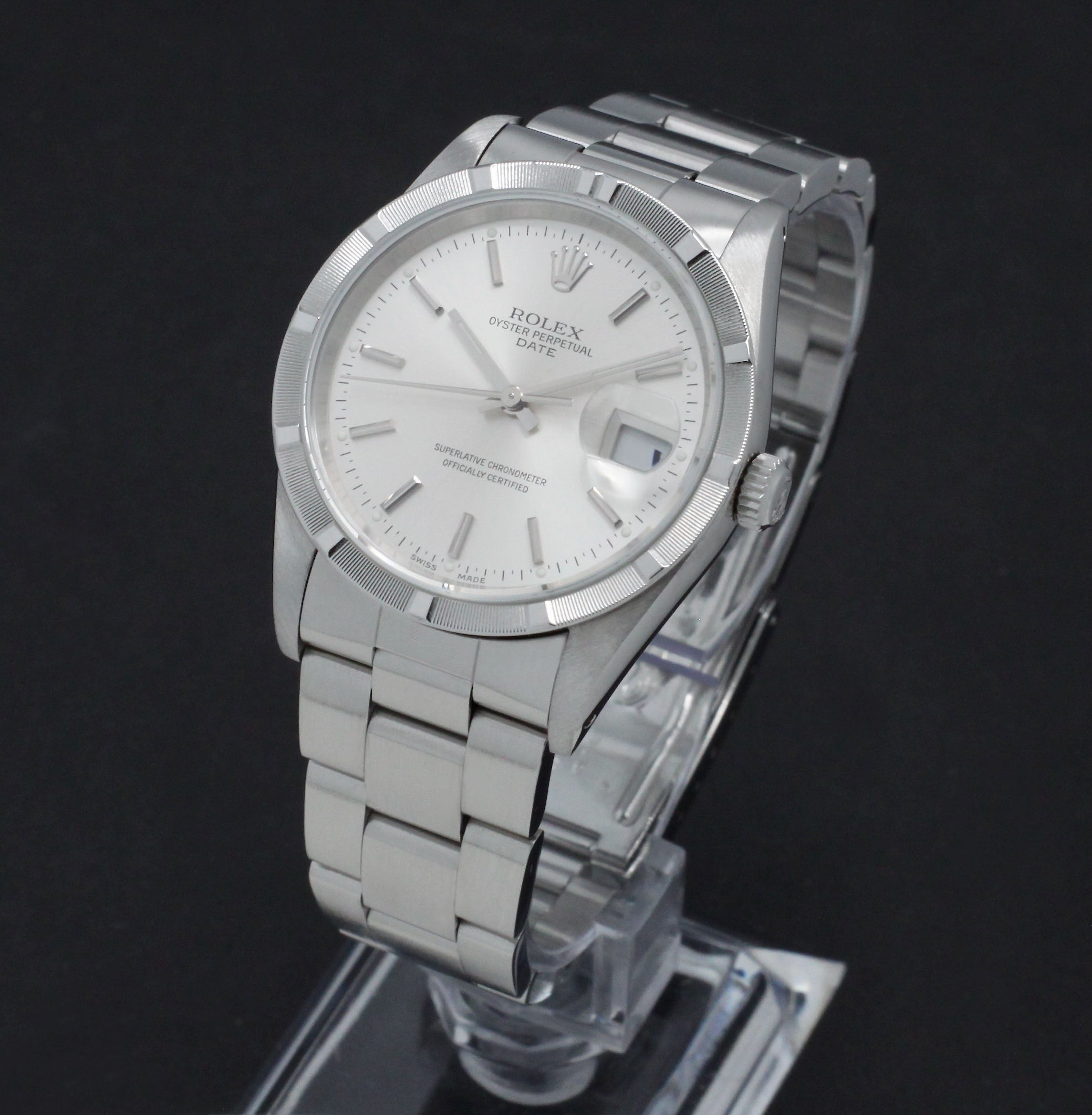Rolex Oyster Perpetual Date 15210 - 1991 - Rolex horloge - Rolex kopen - Rolex heren horloge - Trophies Watches