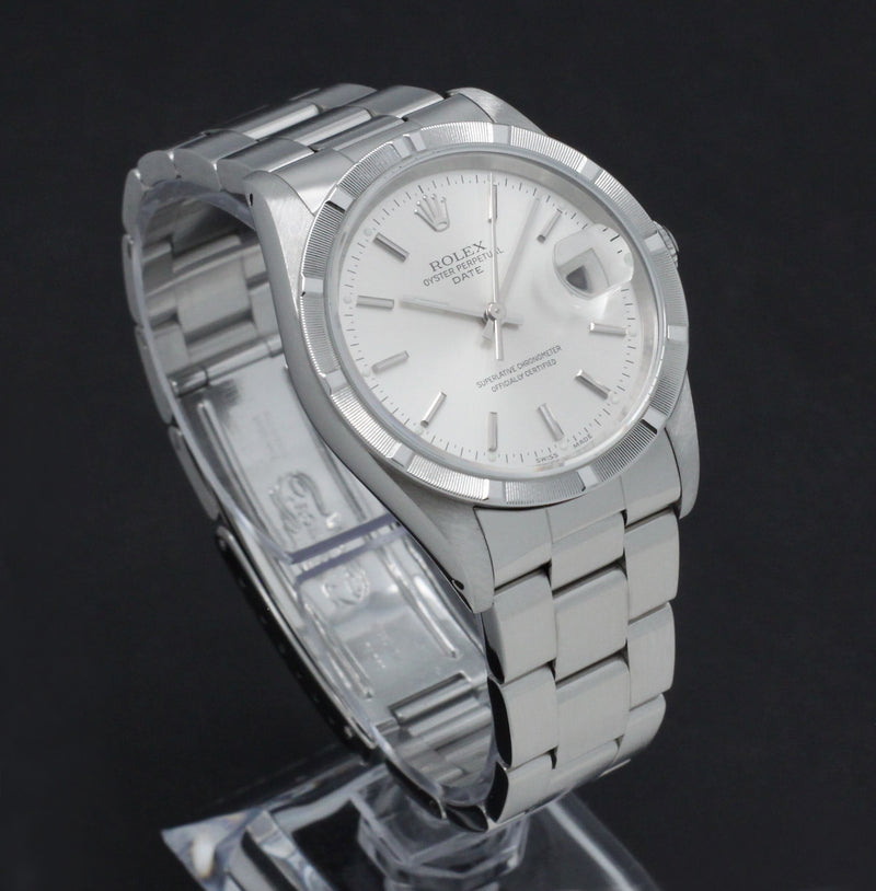 Rolex Oyster Perpetual Date 15210 - 1991 - Rolex horloge - Rolex kopen - Rolex heren horloge - Trophies Watches