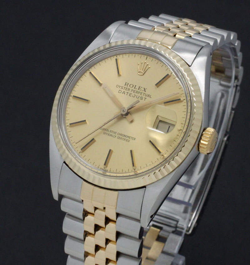 Rolex Datejust 16013 - 1986 - Rolex horloge - Rolex kopen - Rolex heren horloge - Trophies Watches