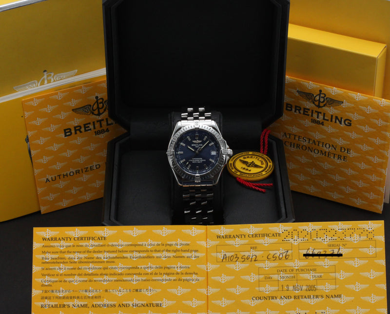 Breitling Wings A10350 - 2005 - Breitling horloge - Breitling kopen - Breitling heren horloge - Trophies Watches