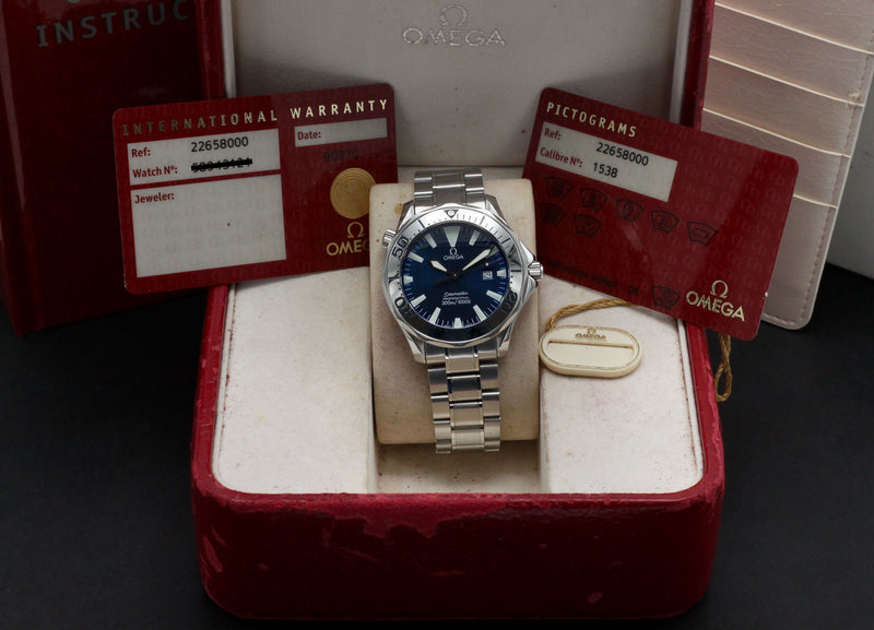 Omega Seamaster Diver 300 M 2265.80.00 - 1998 - Omega horloge - Omega kopen - Omega heren horloge - Trophies Watches