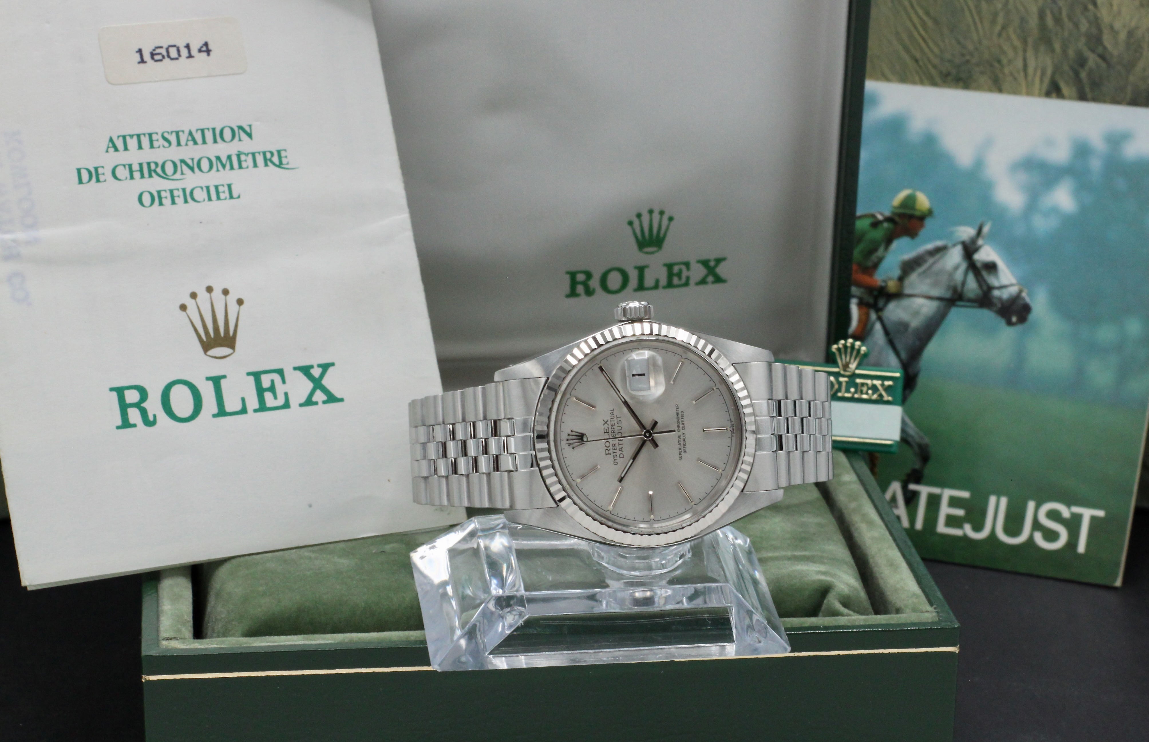 Rolex Datejust 16014 - 1987 - Rolex horloge - Rolex kopen - Rolex heren horloge - Trophies Watches
