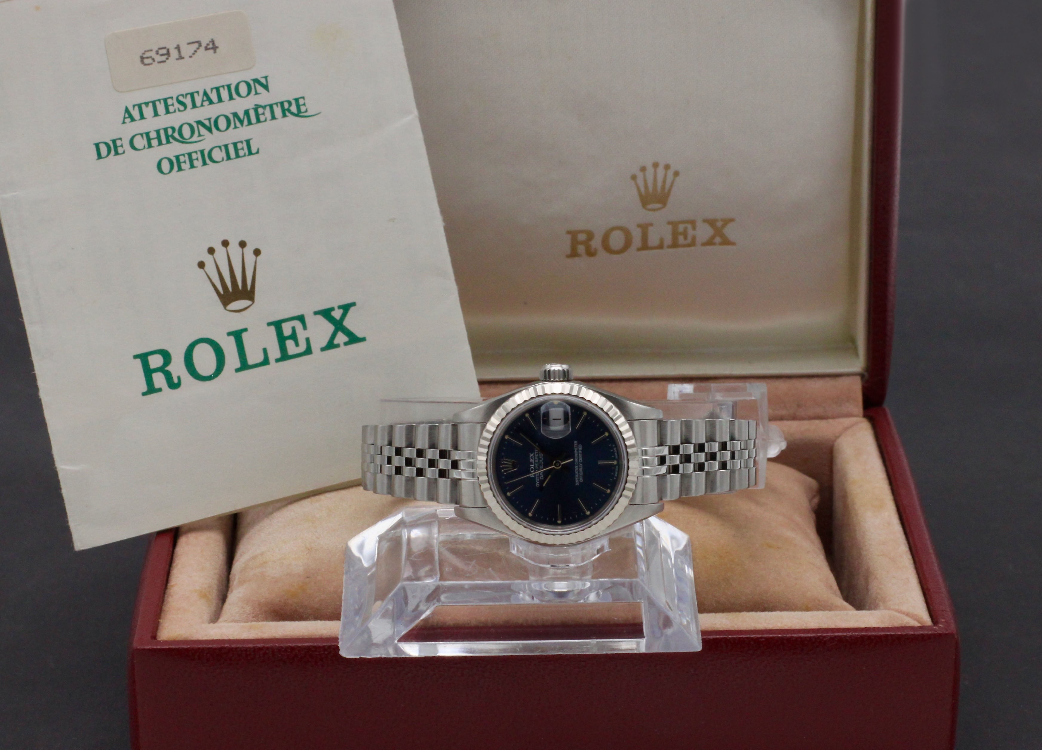 Rolex Oyster Perpetual Lady Datejust 69174 - 1992 - Rolex horloge - Rolex kopen - Rolex dames horloge - Trophies Watches