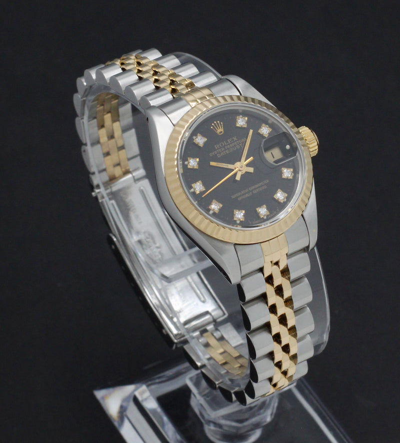 Rolex Lady-Datejust 69173G - 1992 - Rolex horloge - Rolex kopen - Rolex dames horloge - Trophies Watches