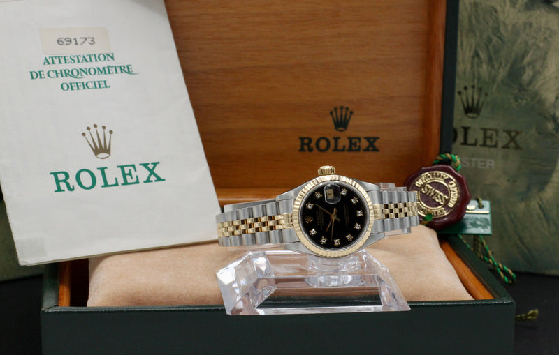 Rolex Lady-Datejust 69173G - 1992 - Rolex horloge - Rolex kopen - Rolex dames horloge - Trophies Watches