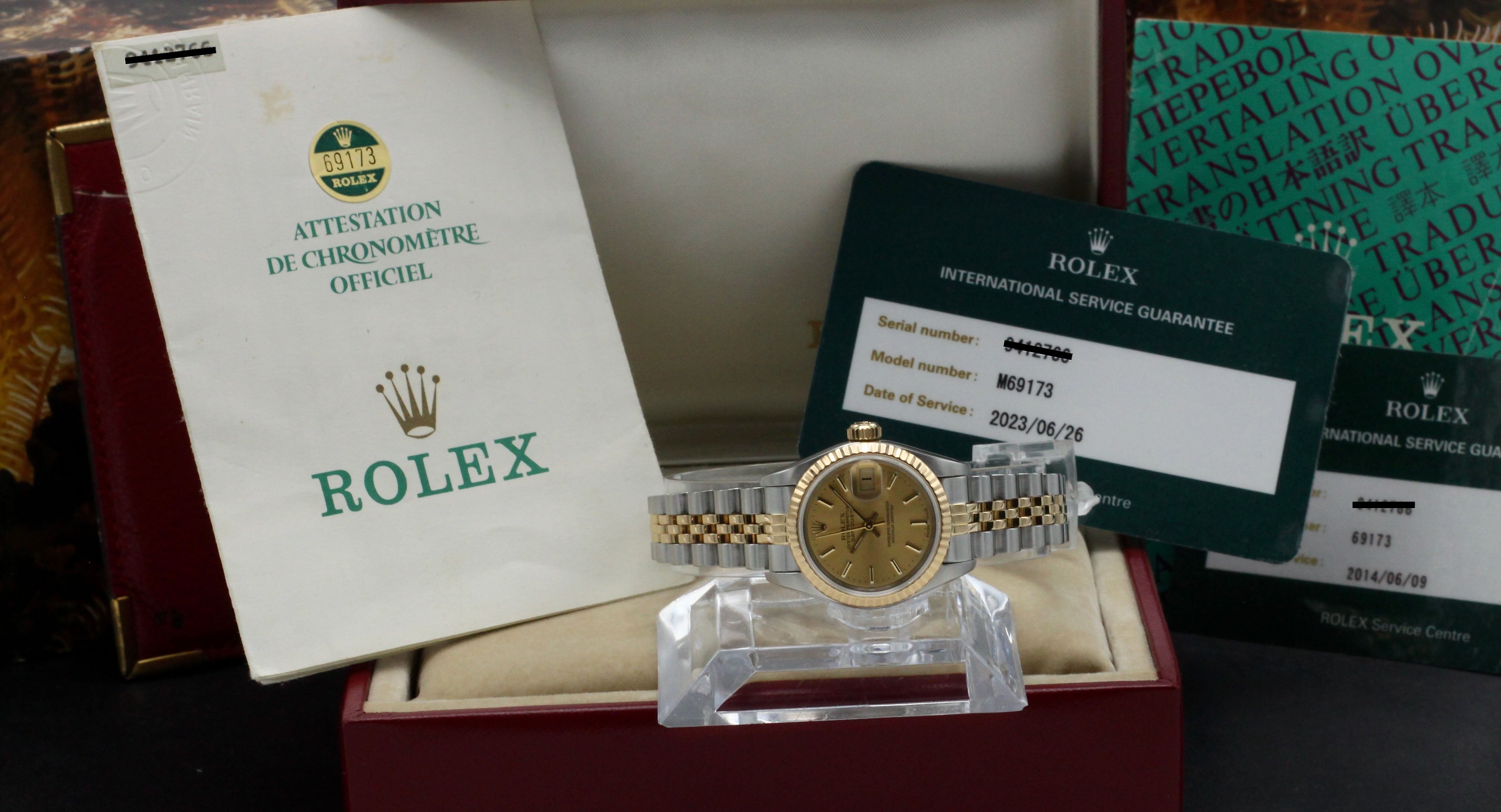 Rolex Lady-Datejust 69173 - 1987 - Rolex horloge - Rolex kopen - Rolex dames horloge - Trophies Watches