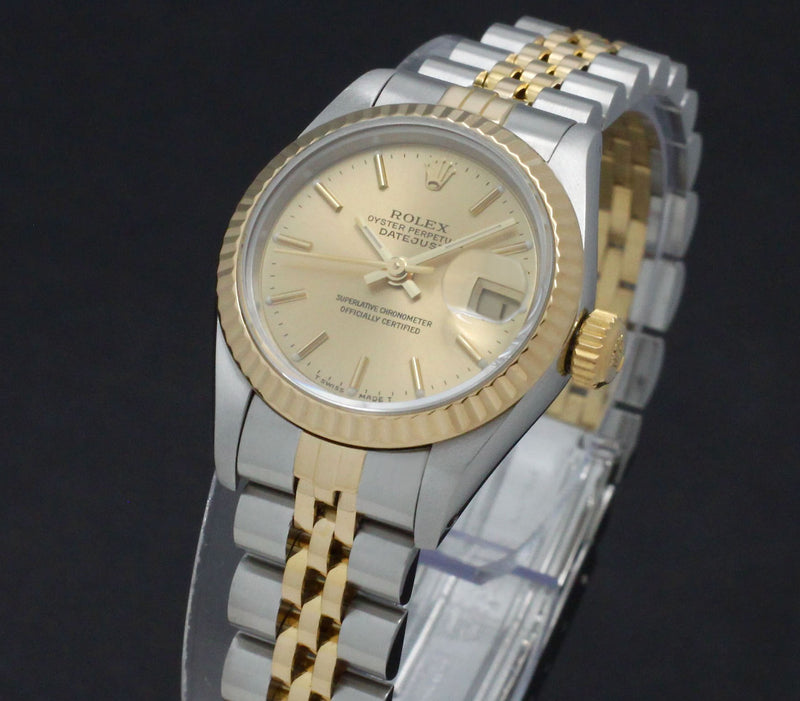 Rolex Lady-Datejust 69173 - 1988 - Rolex horloge - Rolex kopen - Rolex dames horloge - Trophies Watches