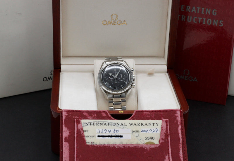 Omega Speedmaster Broad Arrow 3594.50 - 2001 - Omega horloge - Omega kopen - Omega heren horloges - Trophies Watches