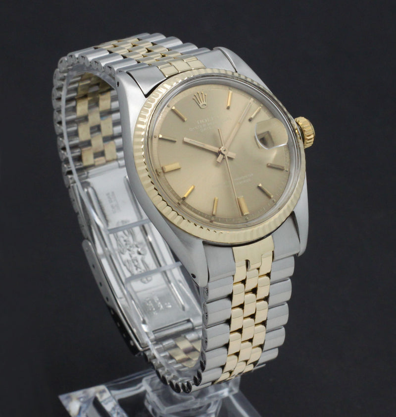 Rolex Datejust 1601 - 1970 - goud/staal - two/tone - Rolex horloge - Rolex kopen - Rolex heren horloge - Trophies Watches