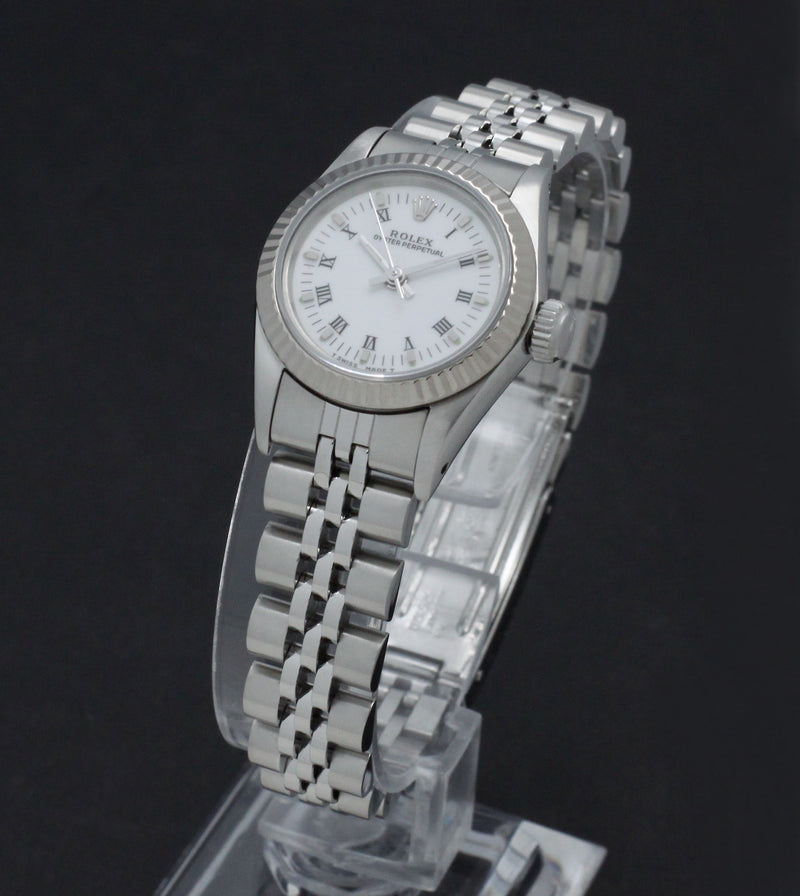 Rolex Oyster Perpetual 67194 - 1989 - Rolex horloge - Rolex kopen - Rolex dames horloge - Trophies Watches