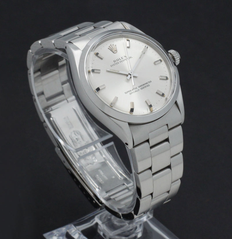 Rolex Oyster Perpetual 34 1002 - 1969 - Rolex horloge - Rolex kopen - Rolex heren horloge - Trophies Watches