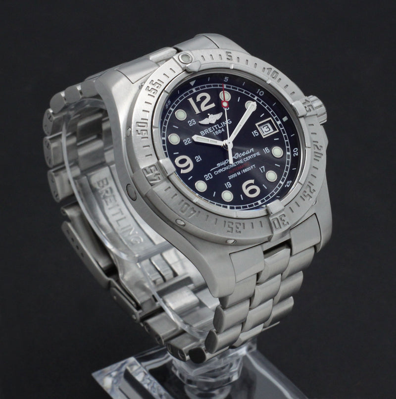 Breitling Superocean SteelFish A17390 - 2001 - Breitling horloge - Breitling kopen - Breitling heren horloge - Trophies Watches