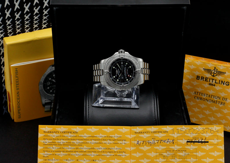 Breitling Superocean SteelFish A17390 - 2001 - Breitling horloge - Breitling kopen - Breitling heren horloge - Trophies Watches