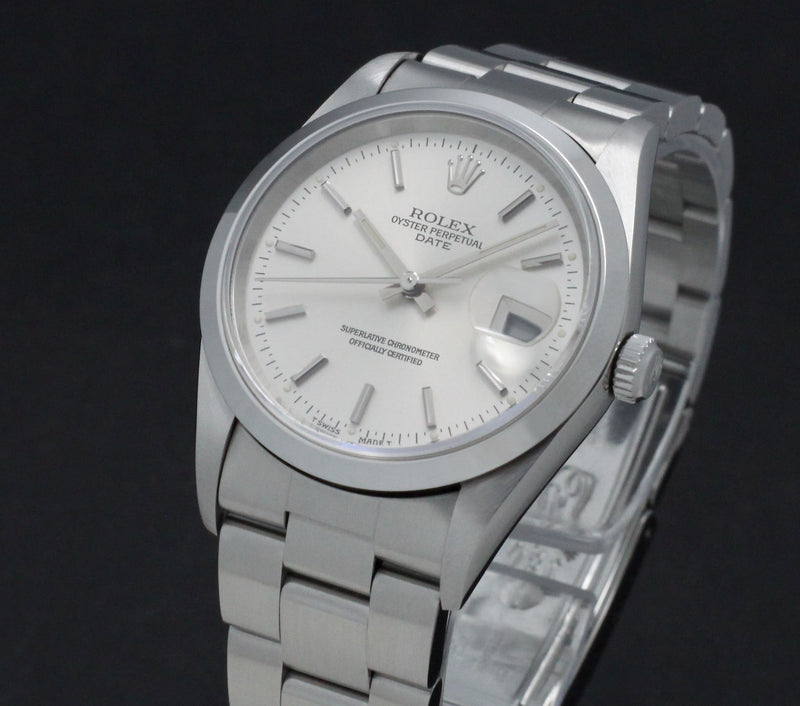 Rolex Oyster Perpetual Date 15200, Box & Papers, 1999
