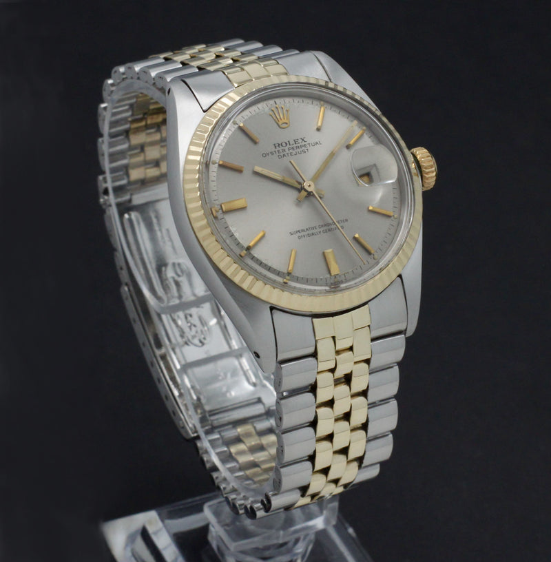 Rolex Datejust 1601 - 1969 - goud/staal - two/tone - Rolex horloge - Rolex kopen - Rolex heren horloge - Trophies Watches