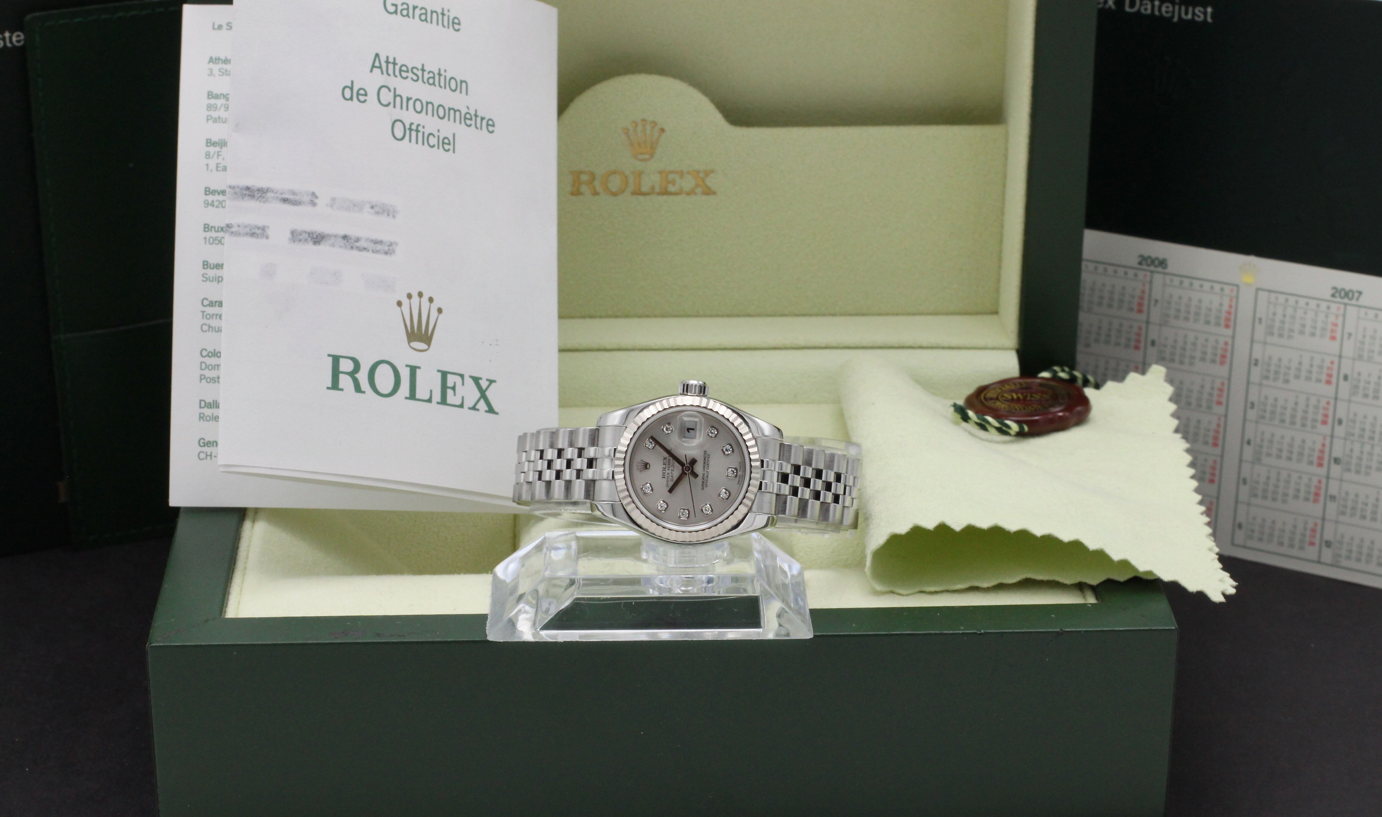 Rolex Oyster Perpetual Lady Datejust 179174G - 2006 - Rolex horloge - Rolex kopen - Rolex dames horloge - Trophies Watches