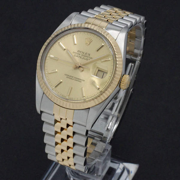 Rolex Datejust 16013 - 1987 - Rolex horloge - Rolex kopen - Rolex heren horloge - Trophies Watches