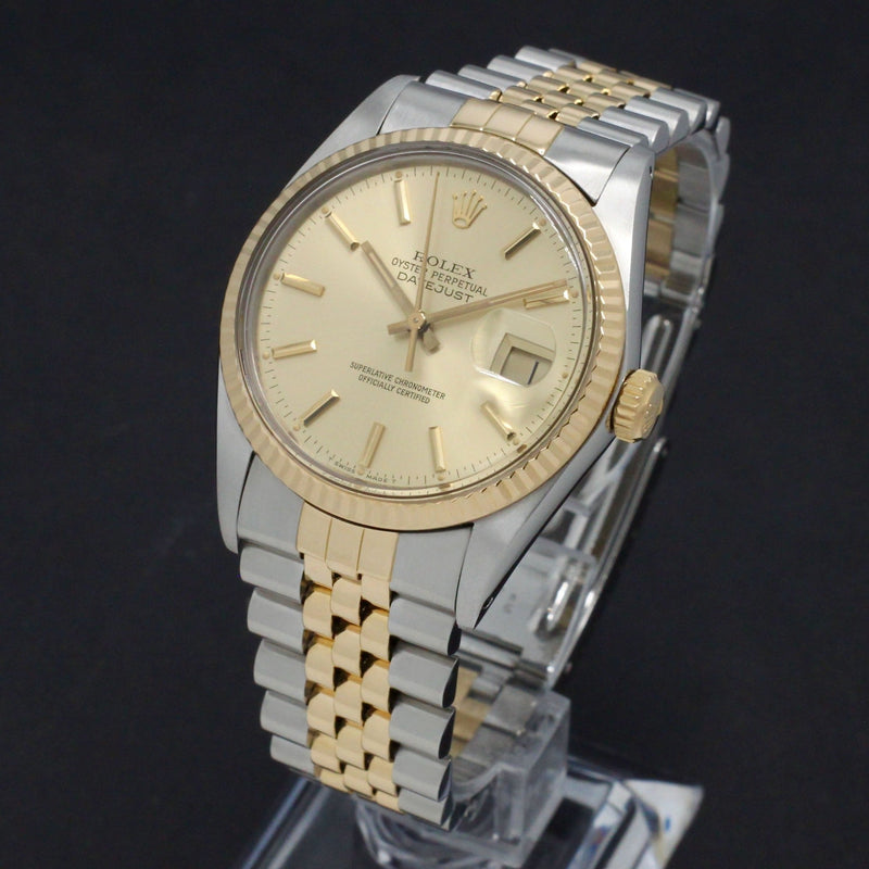 Rolex Datejust 16013 - 1985 - Rolex horloge - Rolex kopen - Rolex heren horloge - Trophies Watches