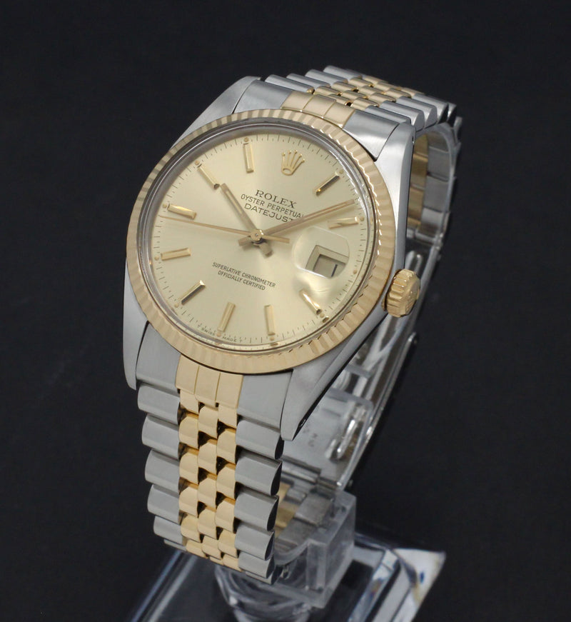 Rolex Datejust 16013 - 1985 - Rolex horloge - Rolex kopen - Rolex heren horloge - Trophies Watches