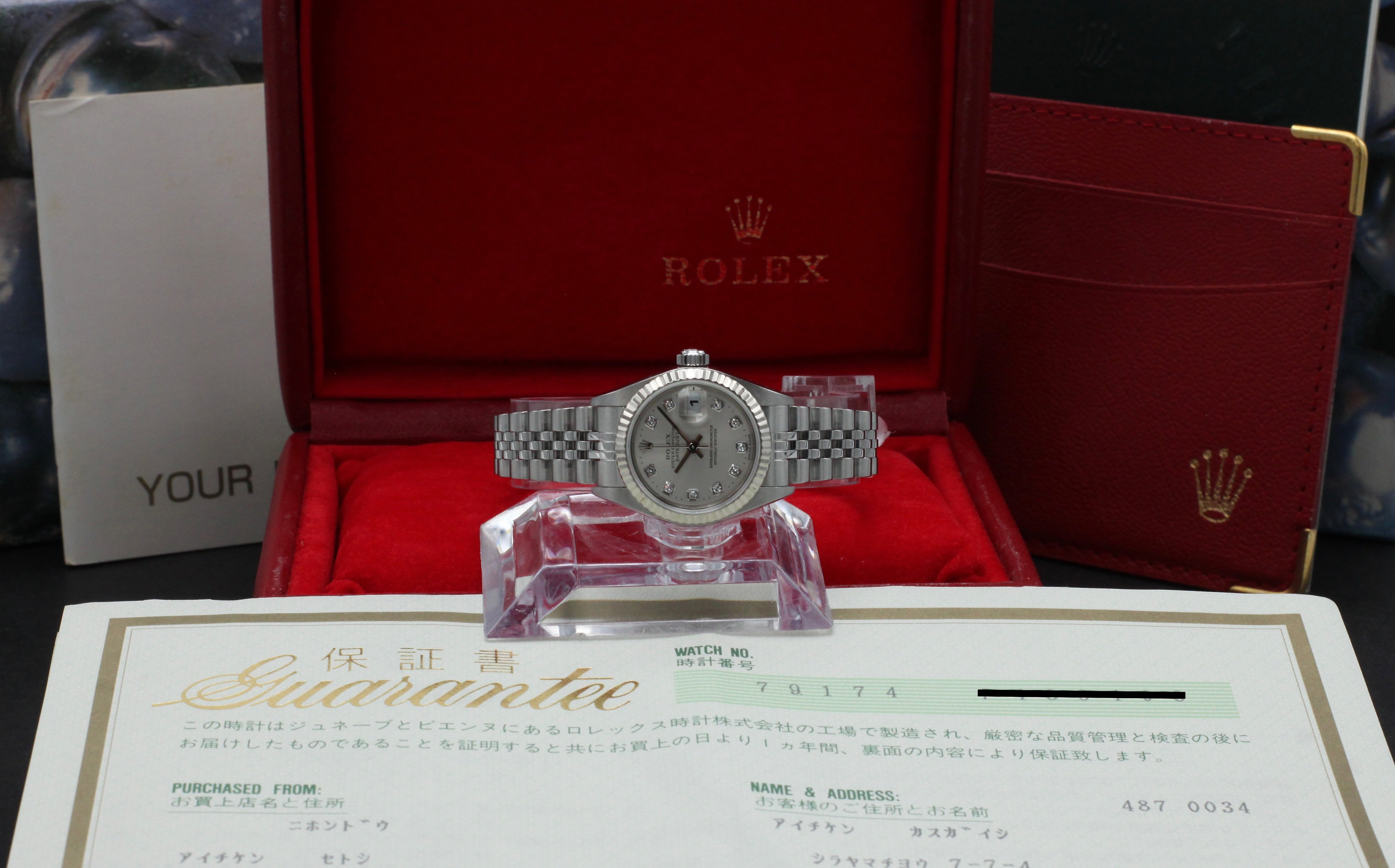 Rolex Oyster Perpetual Lady Datejust 79174G - 2001 - Rolex horloge - Rolex kopen - Rolex dames horloge - Trophies Watche